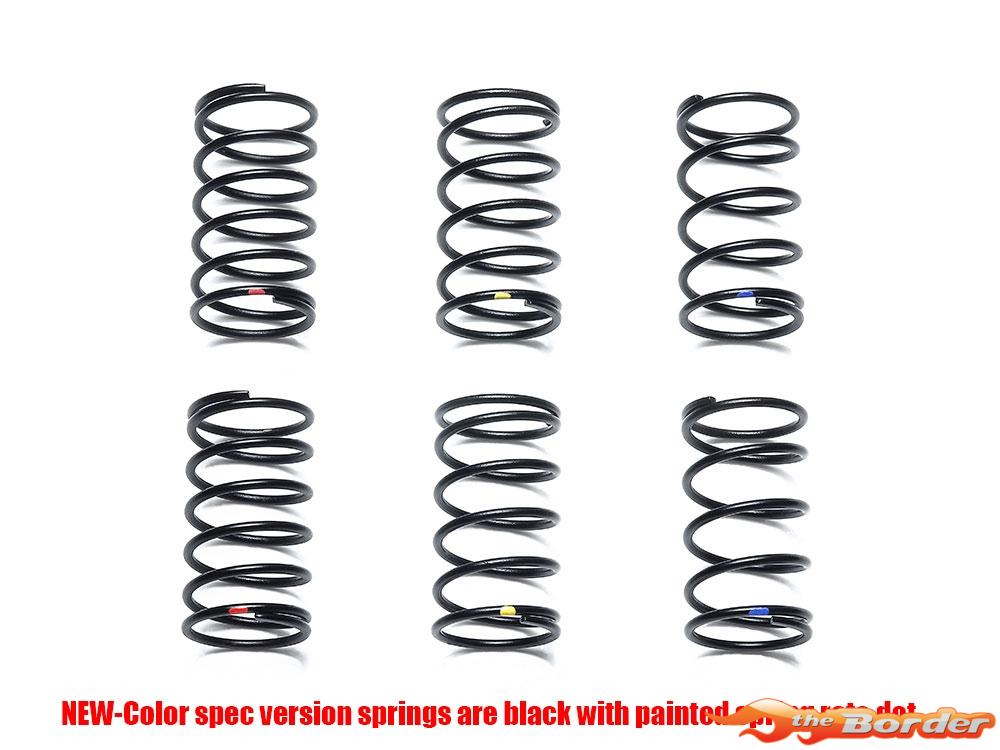 Tamiya On-Road Tuned Spring Set (3x2) Fluor coated 53163
