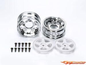 Tamiya 5-Spoke Two Piece Wheels (1pair) 50672