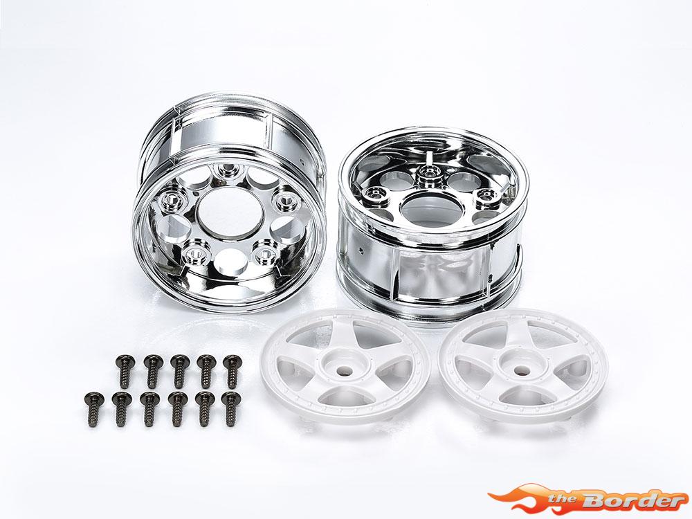 Tamiya 5-Spoke Two Piece Wide Wheels (1pair) 50673