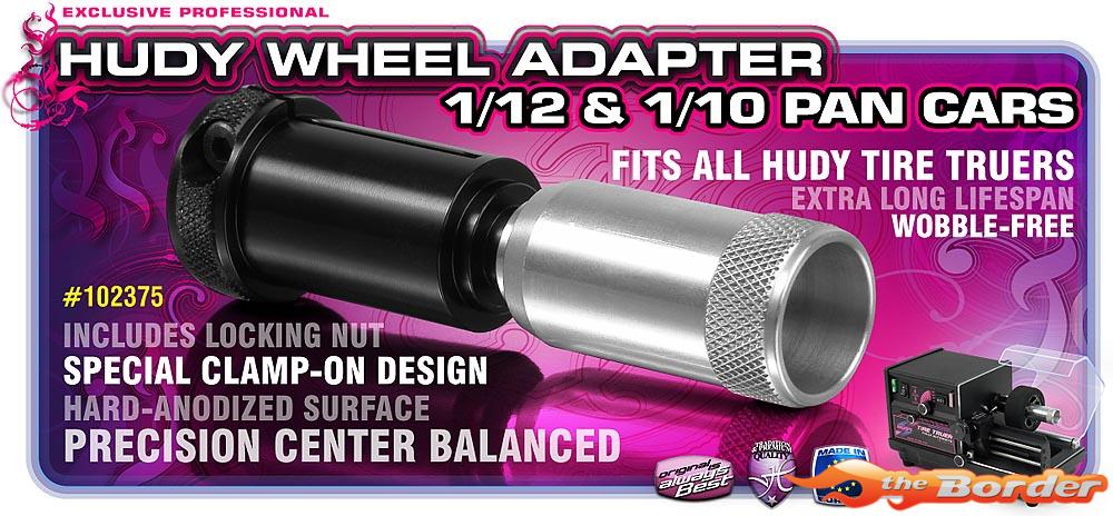 Hudy Wheel Adapter 1/12 & 1/10 Pan Cars 102375