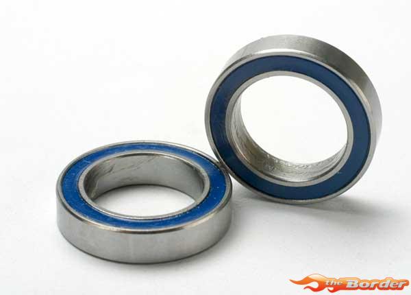 Traxxas Ball bearings, blue rubber sealed (12x18x4mm) (2) 5120