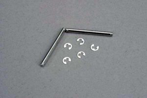 Traxxas Suspension pins, 2.5x31.5mm (king pins) w/ E-clips (2) 3740