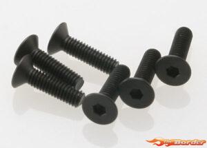 Traxxas Screws - 4x15mm countersunk machine 2546