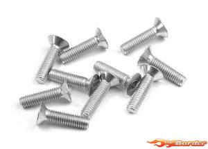 XRAY Hex Screw Sfh M3x12 Silver (10) 904312