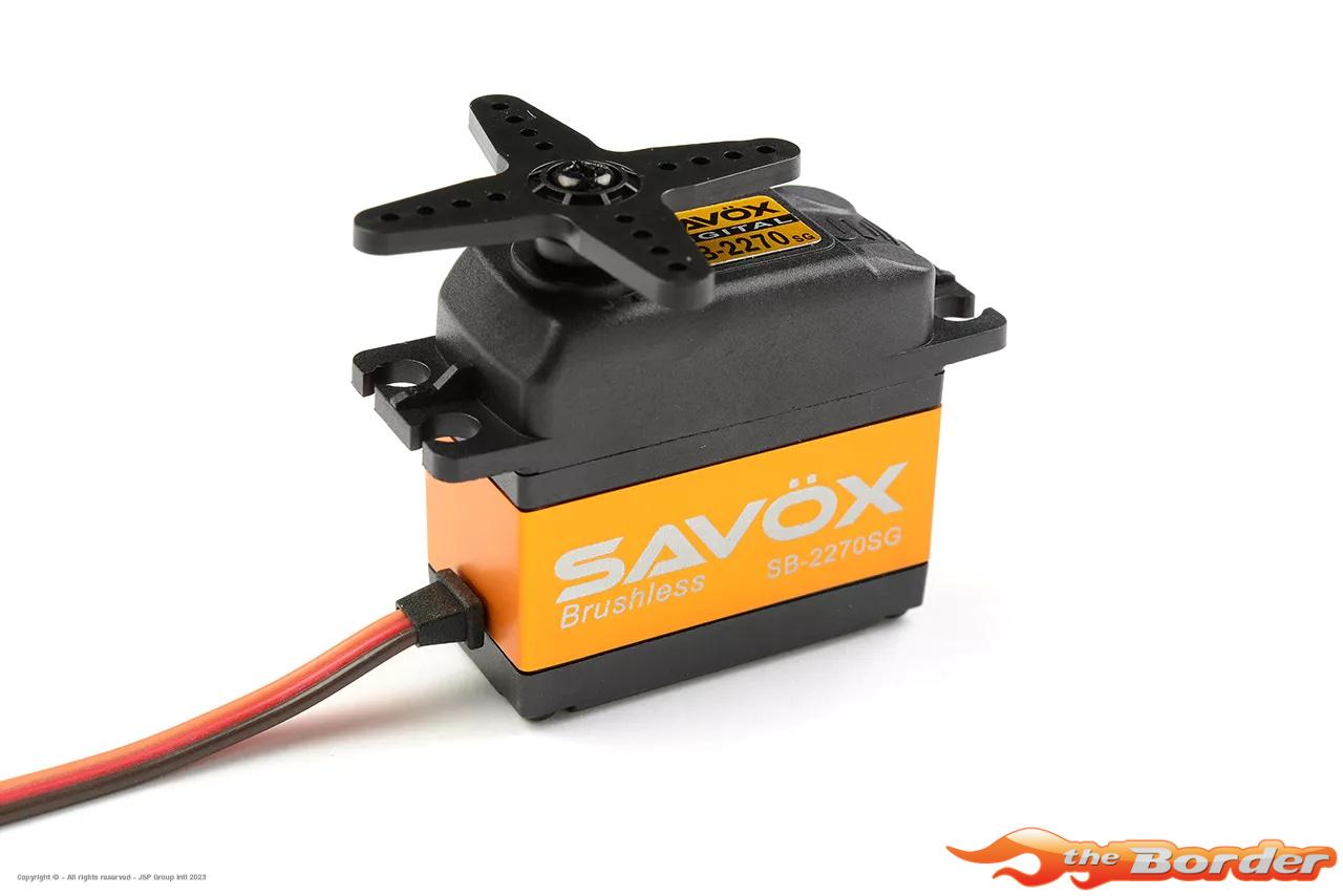Savox Digital Servo Brushless Motor High Voltage Steel Gears (Std. Size) 32kg SB-2270SG - Afbeelding 2