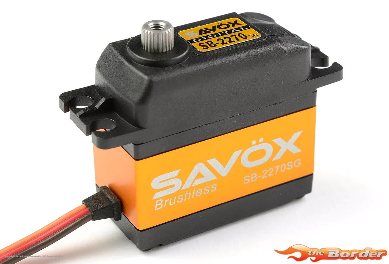Savox Digital Servo Brushless Motor High Voltage Steel Gears (Std. Size) 32kg SB-2270SG