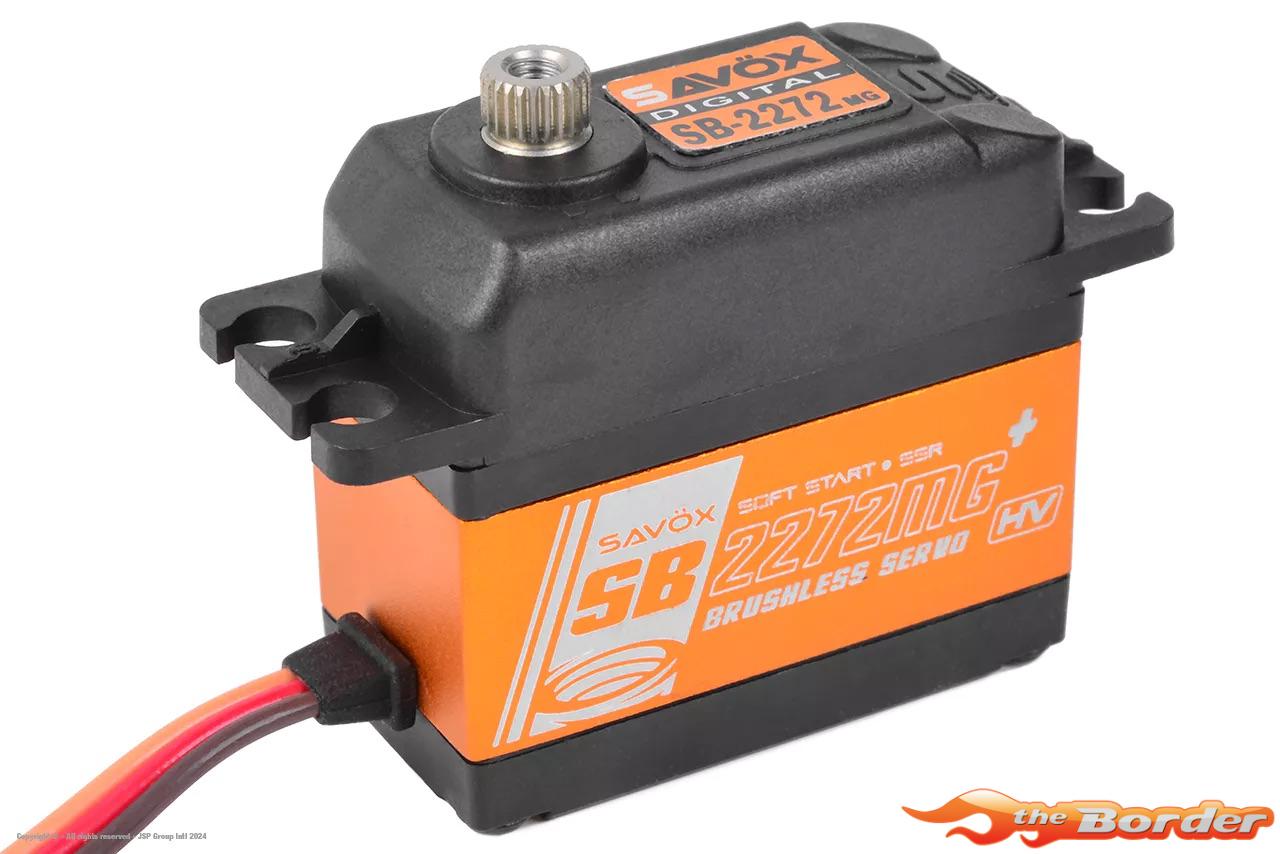 Savox Digital Servo Brushless Motor High Voltage Steel Gears (Std. Size) 7kg SB-2272MG+