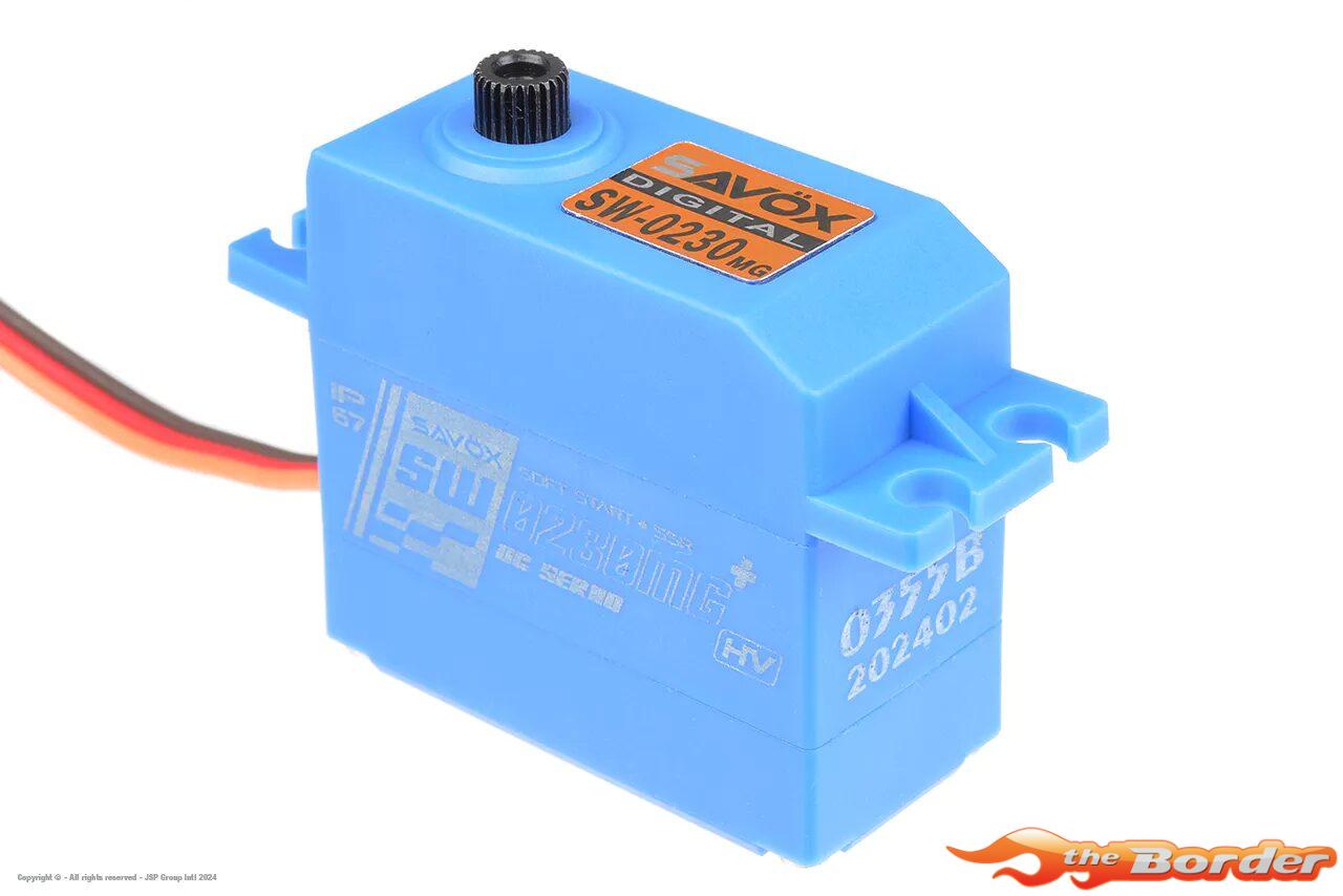 Savox SW-0230MG+ Digital Waterproof Servo - High Voltage Metal Gear (8kg/0.13s) - Afbeelding 3