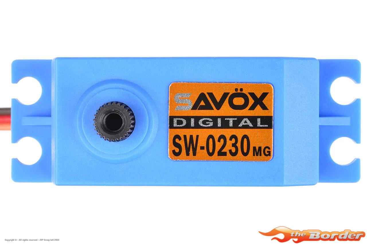 Savox SW-0230MG+ Digital Waterproof Servo - High Voltage Metal Gear (8kg/0.13s) - Afbeelding 5
