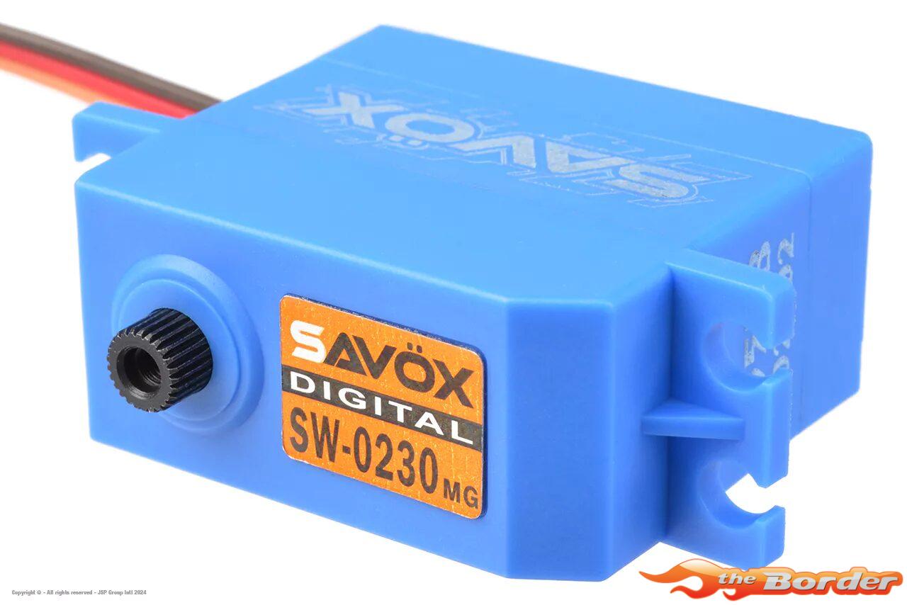 Savox SW-0230MG+ Digital Waterproof Servo - High Voltage Metal Gear (8kg/0.13s) - Afbeelding 6