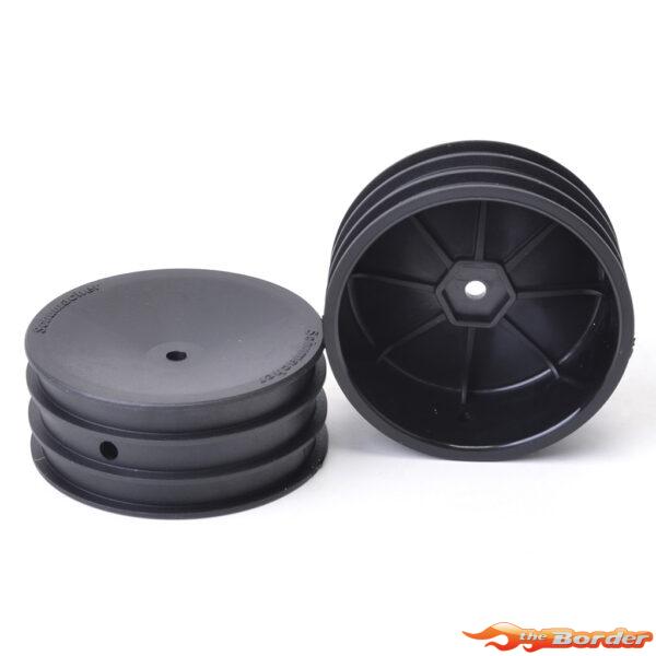 Schumacher Wheel Hex Front 2WD Black (2) U4367