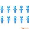 Tamiya 5mm Alu. Ball Connector Blue 53642 - Afbeelding 3