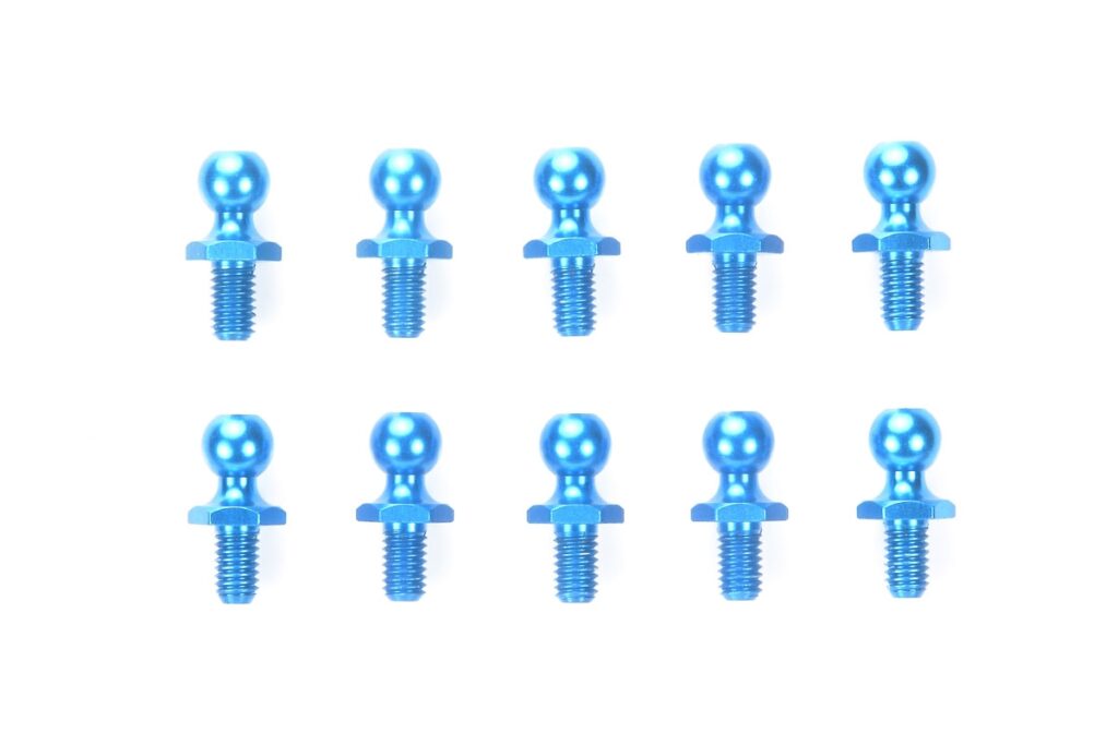 Tamiya 5mm Alu. Ball Connector Blue 53642