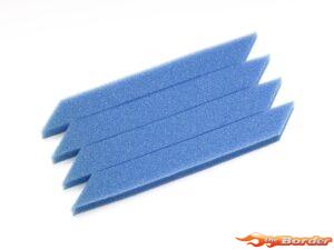 Tamiya M-Chassis 60D Inserts (4) Blue 50686