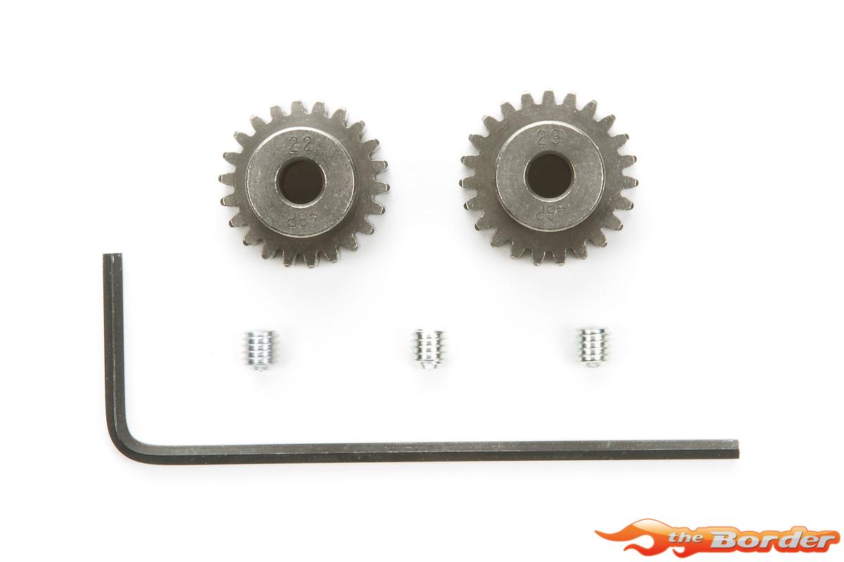 Tamiya Steel 48DP Pinion Gear (22T-23T) 54217