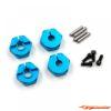 Yeah Racing Alum. Wheel Adapter Set thick 5mm (BU) for All 1/10 Touring Car WA-015