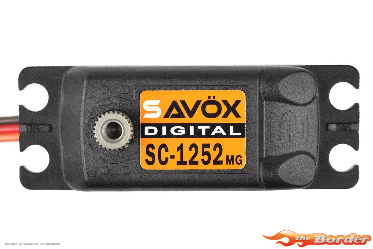 Savox SC-1252MG+ Low Profile "Super Speed" Metal Gear Digital Servo - Afbeelding 4