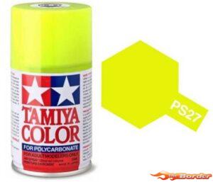 Tamiya PS-27 Fluorescent Yellow - 100ml Spray Can 86027