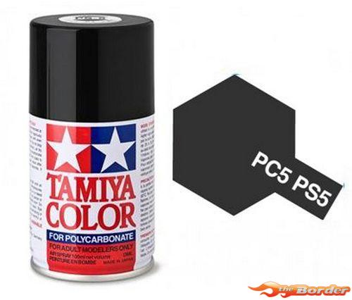 Tamiya PS-5 Black - 100ml Spray Can 86005