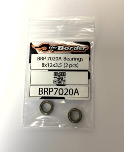 BRP Metal Shield Bearing 8x12x3.5mm (2pcs) BRP7020A