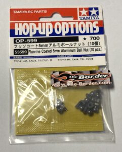 Tamiya 5mm Alum Ball Nut - Fluorine Coated 10pcs 53599