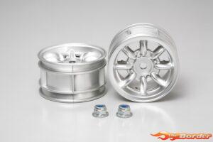 Tamiya Chrome Wheels Cooper Spoke M-Chassis (2pcs.) 50676