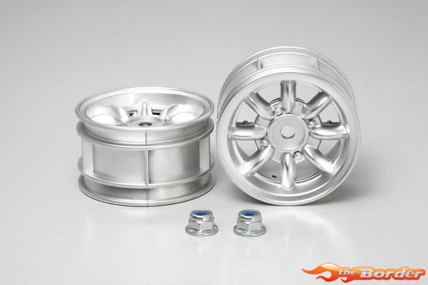 Tamiya Chrome Wheels Cooper Spoke M-Chassis (2pcs.) 50676