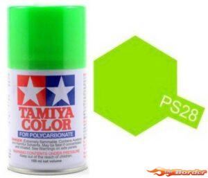 Tamiya PS-28 Fluorescent Green - 100ml Spray Can 86028
