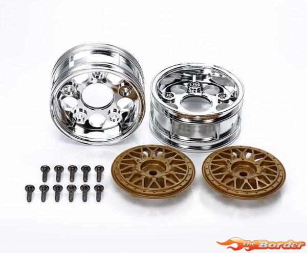 Tamiya 2-Piece Mesh Wheels (1pair) +2 Offset 50548