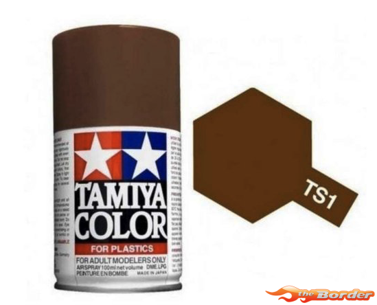 Tamiya TS-1 Red Brown - 100ml Spray Can 85001