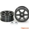 Tamiya Medium Narrow 6-Spoke Wheels 24mm (2pcs.) Offset +2 53453