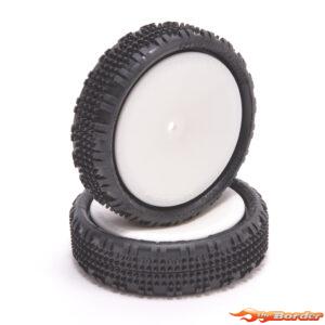 Schumacher Fusion Slim 1/10 2wd Front (2) Yellow Pre- Glued U6904