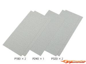 Tamiya Finishing Abrasives Medium papers 5pcs. 87009