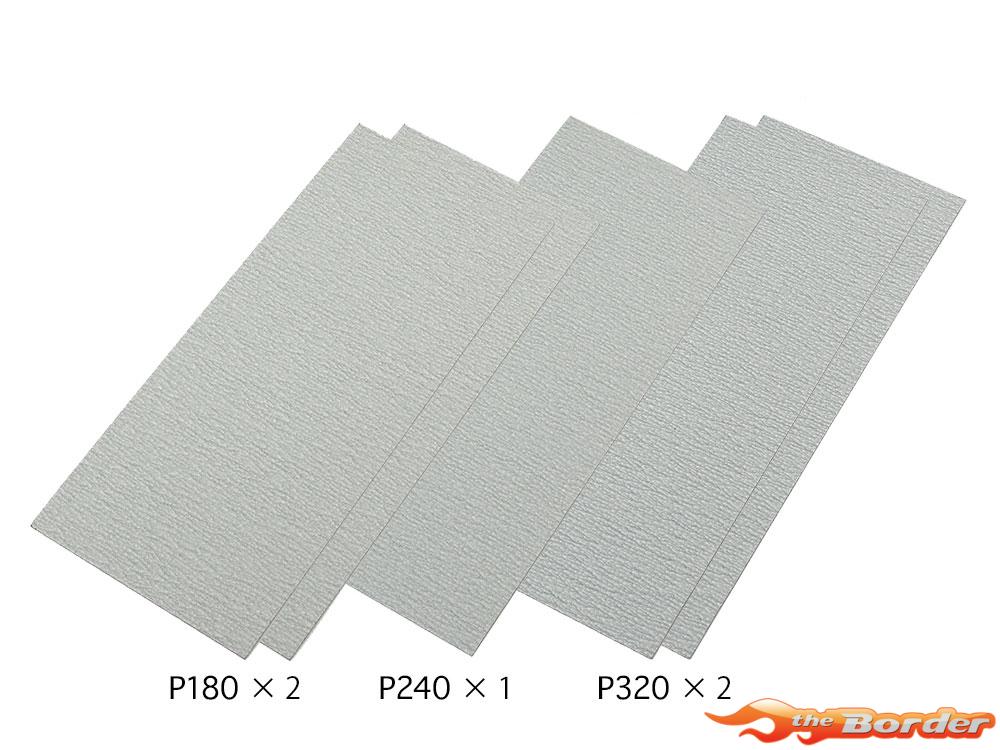 Tamiya Finishing Abrasives Medium papers 5pcs. 87009