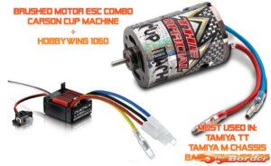 Brushed Motor Combo Hobbywing 1060 + Carson Cup Machine