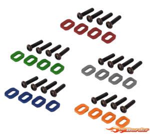 Traxxas Motor Mount Washer Aluminium (Kies je kleur) (4) 7759
