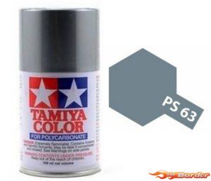 Tamiya PS-63 Bright Gun Metal - 100ml Spray Can 86063