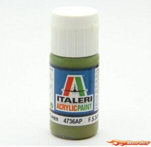Italeri Flat Interior Green - Acrylic Paint 4736AP
