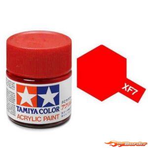 Tamiya Flat Red XF-7 - Acrylic Paint 81307