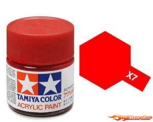 Tamiya Acrylic X-7 Red - 23ml Bottle 81007