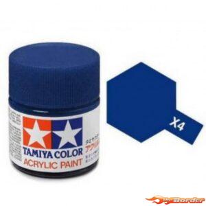 Tamiya Acrylic X-4 Blue - 23ml Bottle 81004
