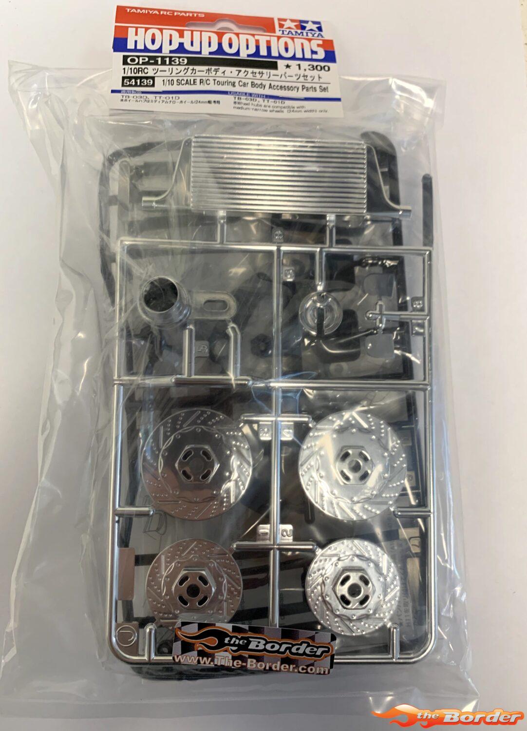 Tamiya 1/10 Scale Touring Car Body Accessory Parts Set 54139 - Afbeelding 3