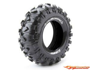 LouiseRC CR-ROWDY 1-10 Crawler Tire Set Super Soft 2.2" 1 Pair LR-T3238VI