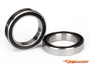Traxxas Ball bearings black rubber sealed (15x21x4mm) (2) 5102A