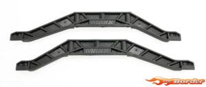Traxxas Chassis braces, lower (black) (2) 3921
