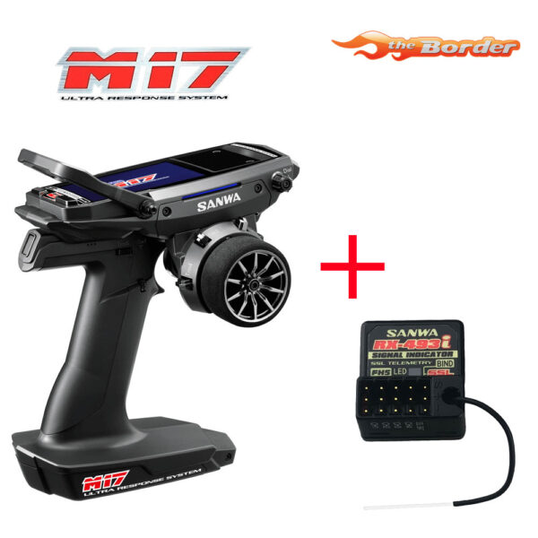 Sanwa M17 + RX-493i Radio Set 2.4GHz 101A32483A