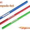 Traxxas Driveshaft, Center 6061-T6 aluminum (Blauw/Rood/Groen) 6755