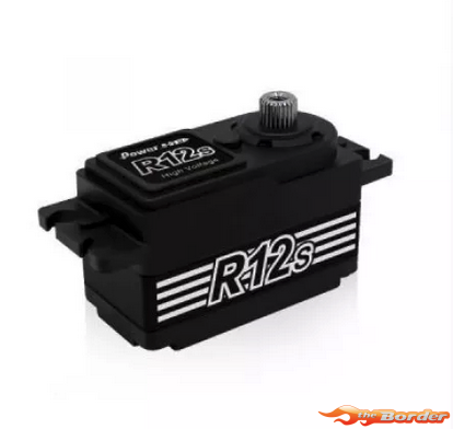 PowerHD Black Low Profile R12S 12kg/0.06s Servo PHD-R12S