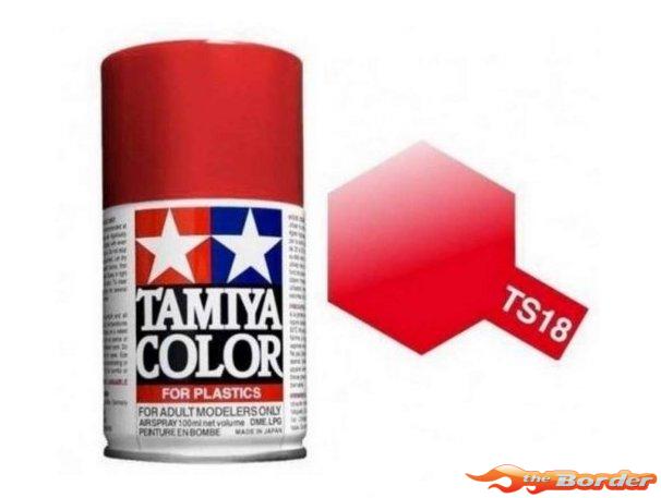 Tamiya TS-18 Metallic Red - 100ml Spray Can 85018