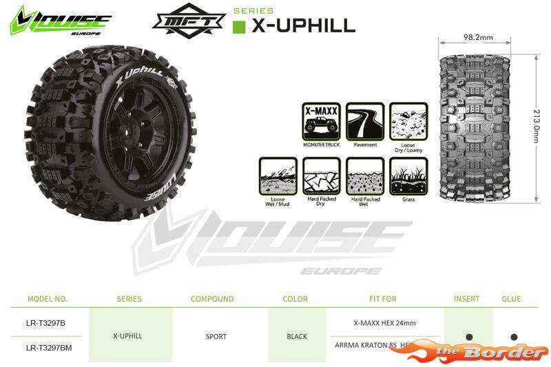 LouiseRC X-Uphill Tyres for X-Maxx (2) LR-T3297B - Afbeelding 2